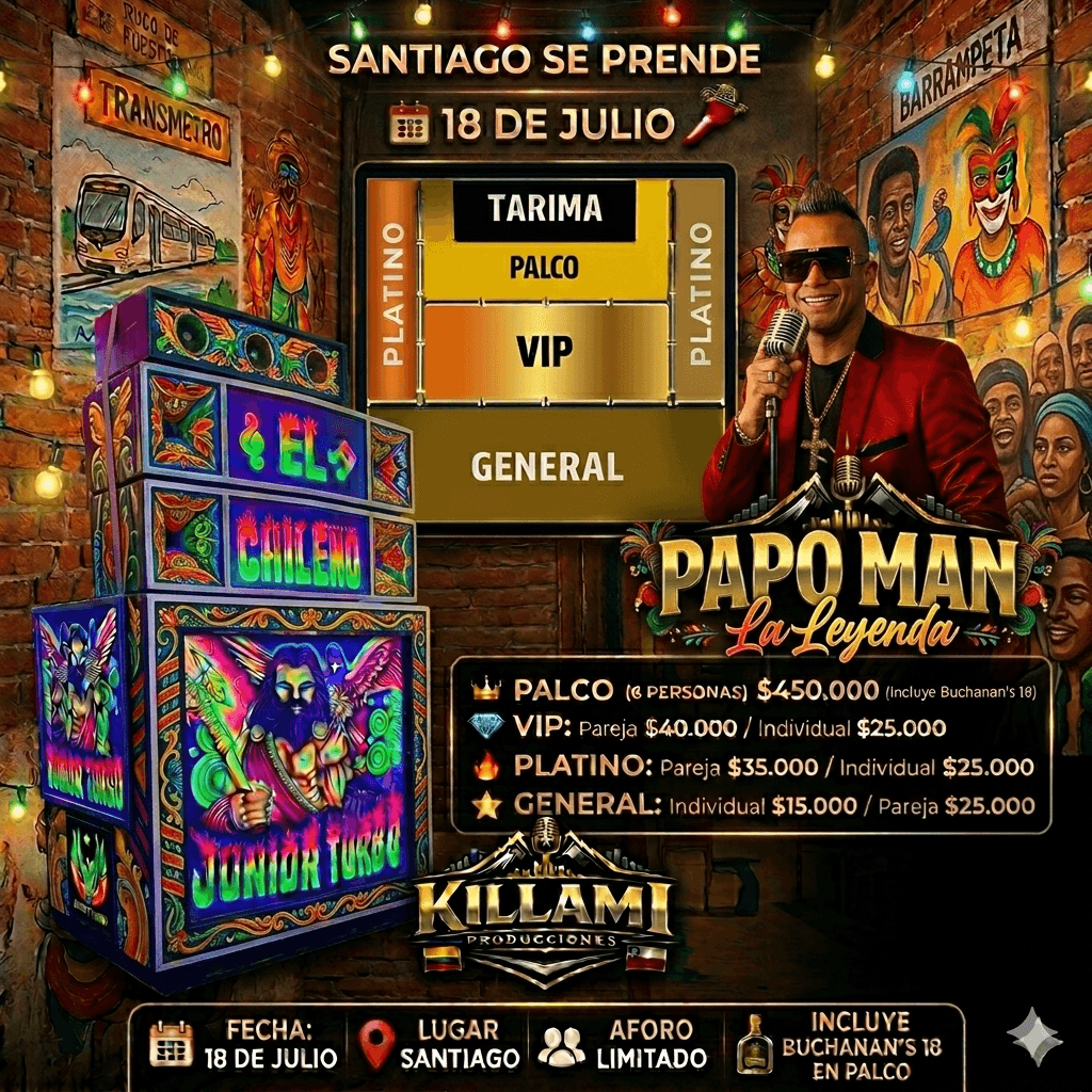 PAPO MAN LA LEYENDA POR PRIMERA VEZ EN CHILE / CLUB MANHATTAN image}